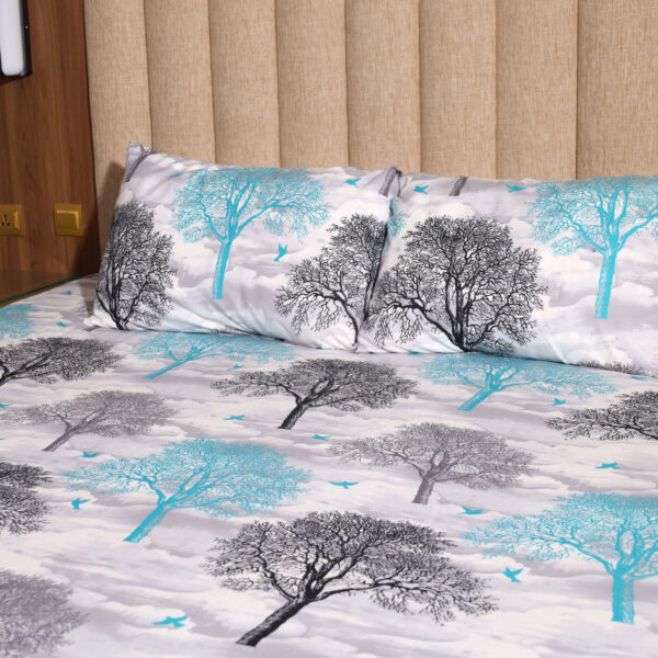 DREAM WEAVE – 100% Cotton King Fitted Bed Sheet Set – Deep Pocket 39cm – Soft, Breathable & Cooling Bed Sheets – Wrinkle-Resistant with 360° Elastic – Luxury King Size Bedding with Pillowcases - Image 3