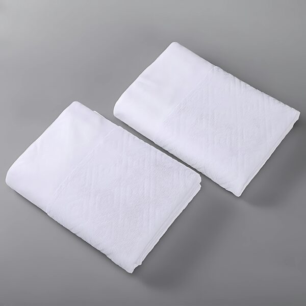 ROYAL AHRAMMen's Ihram Ehram Ahram for Men for Hajj and Umrah - 2 Towels - Hygienic Natural 100% Microfiber Towels and Soft Thread 110 x 220cm 43X86 inch (top, Bottom. - Image 2