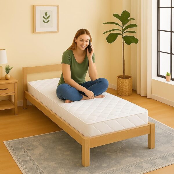 Single Medical Mattress – Medicated Mattress for Back Support – W90 x L190 x H14 cm Ideal for Hospitals, Clinics & Home Use