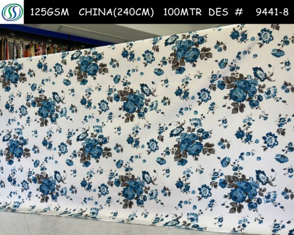 Gren Floral Design– Cotton King Flat Bed Sheet Set  – Soft, Cooling & Breathable Bed Sheets – Wrinkle-Resistant – Luxury King Size Bedding with Two Pillowcases.