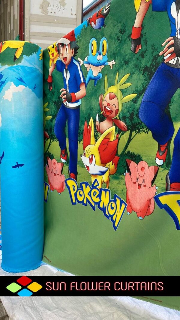 POKEMON – Cotton King Flat Bed Sheet Set  – Soft, Cooling & Breathable Bed Sheets – Wrinkle-Resistant – Luxury King Size Bedding with Two Pillowcases.