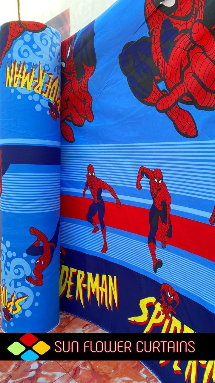 Spiderman – Cotton King Flat Bed Sheet Set – Soft, Cooling & Breathable Bed Sheets – Wrinkle-Resistant – Luxury King Size Bedding with Two Pillowcases.