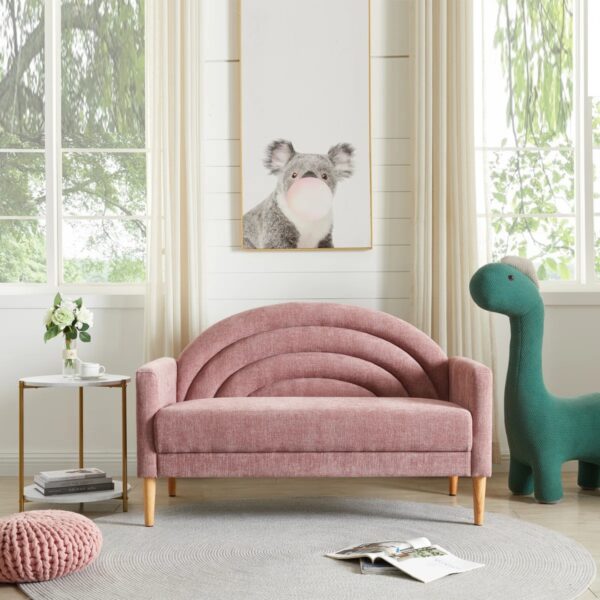 Sherani 2-Seater Upholstered Loveseat Sofa – Luxury Modern Fabric Sofa for Living Room & Majlis | Perfect for UAE Homes & Apartments"