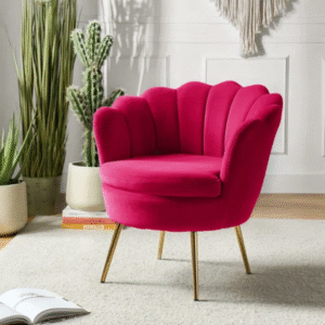 Hendrix Velvet Barrel Chair – Modern Accent Chair for Living Room, Bedroom, or Office | Comfortable, Stylish & Luxuriously Upholstered