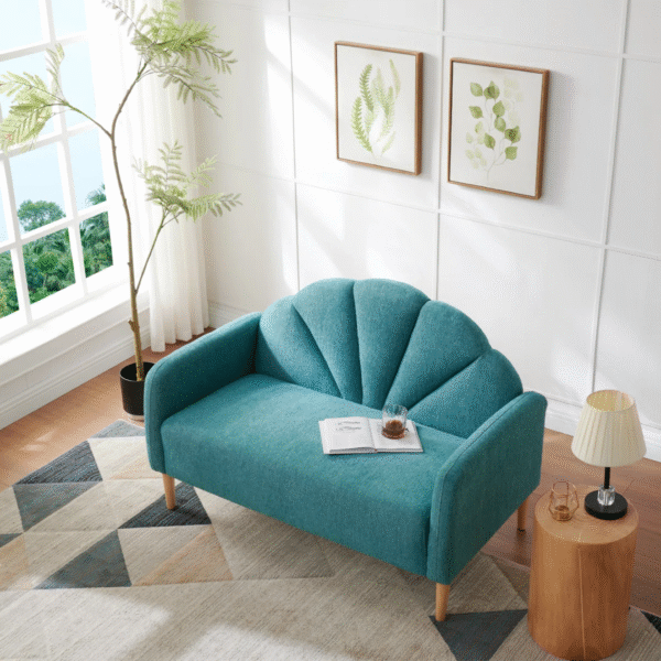 Sherani Modern Upholstered Sofa – Comfortable 2 & 3-Seater Couch Options for Living Room or Office | Eco-Friendly, Durable & Easy to Assemble - Image 2