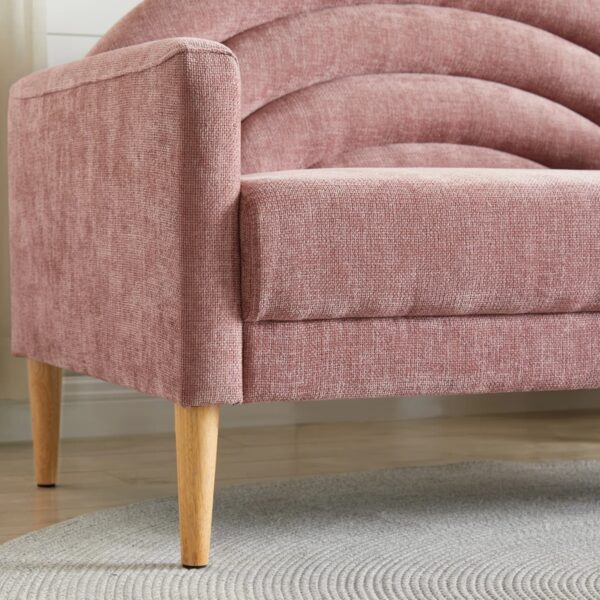 Sherani 2-Seater Upholstered Loveseat Sofa – Luxury Modern Fabric Sofa for Living Room & Majlis | Perfect for UAE Homes & Apartments" - Image 5