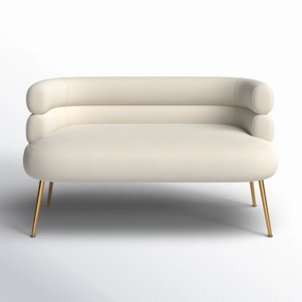 Demetrius 50'' Upholstered Loveseat – Modern 2-Seater Sofa for Living Room, Bedroom, or Office | Compact, Stylish & Comfortable - Image 6