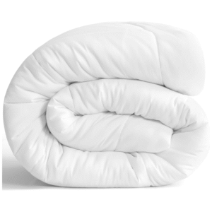 Bedding Microfiber Comforter Duvet Quilt Insert Full White Down Alternative All Season Machine Washable, Soft Comforter Only, King (220x240 cm)