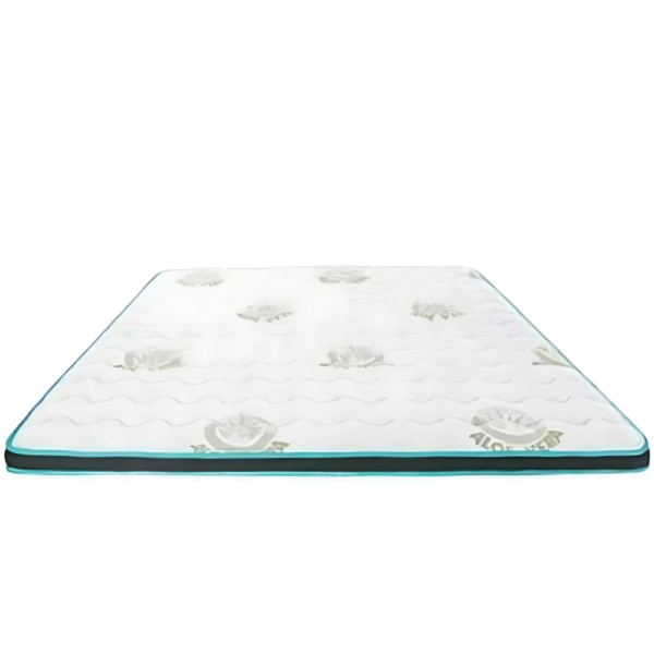 Aloe Vera Anti-Allergic Memory Foam Mattress Topper – Premium Super Soft Single Size 190X90 Cm, Pressure Relief & Breathable Comfort - Image 2